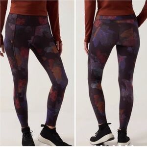 Athleta Rainier Tight Pocket Floral Leggings